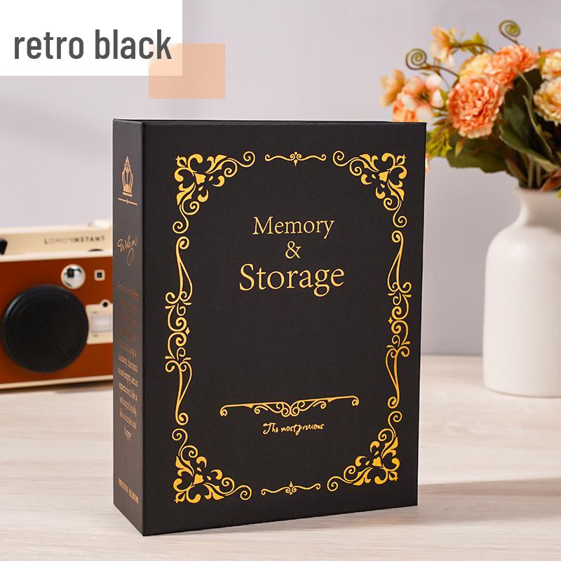 

Детский ретро фотоальбом 6 дюймов 4R, тип вставки, 100 страниц, карманный стиль Standard 6 inch