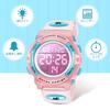 Sport Outdoor Multifunktionale Datum und Tag Dual Time Analog Digital Uhr Kinderuhr, Mädchen Kinderuhr, Wasserdicht, Alarm, Display, LED,