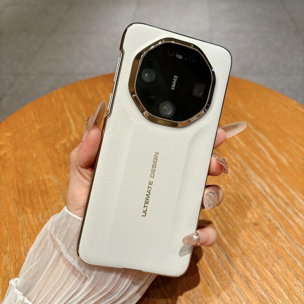 Applicable To Huawei Mate80rs Extraordinary Master Mobile Phone Case Mate70pro Plain Leather Anti-fingerprint Pura90 Leather Case