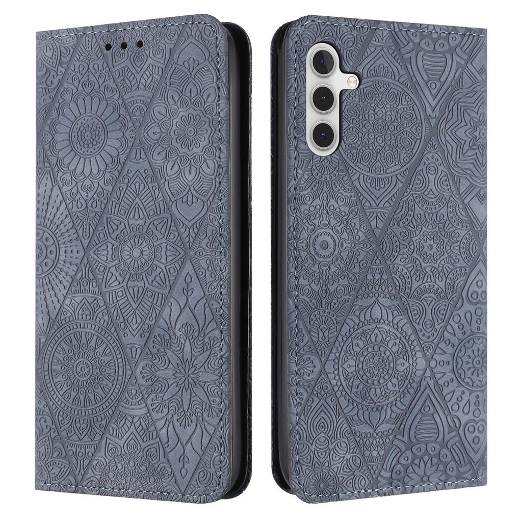 For Samsung Galaxy S26/S26 Pro Case Imprinted Flower Wallet Stand Leather Phone Cover