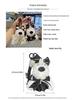 West Highland Puppy Plush Keychain – Cute Cartoon Style Bag Charm