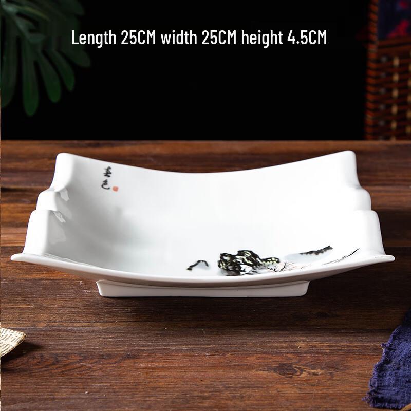 Irregular Artistic Ceramic Serving Plate