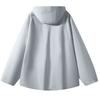Women's Solid Color Long Sleeved Hooded Outdoor Suit Windproof And Waterproof Thin Jacket
