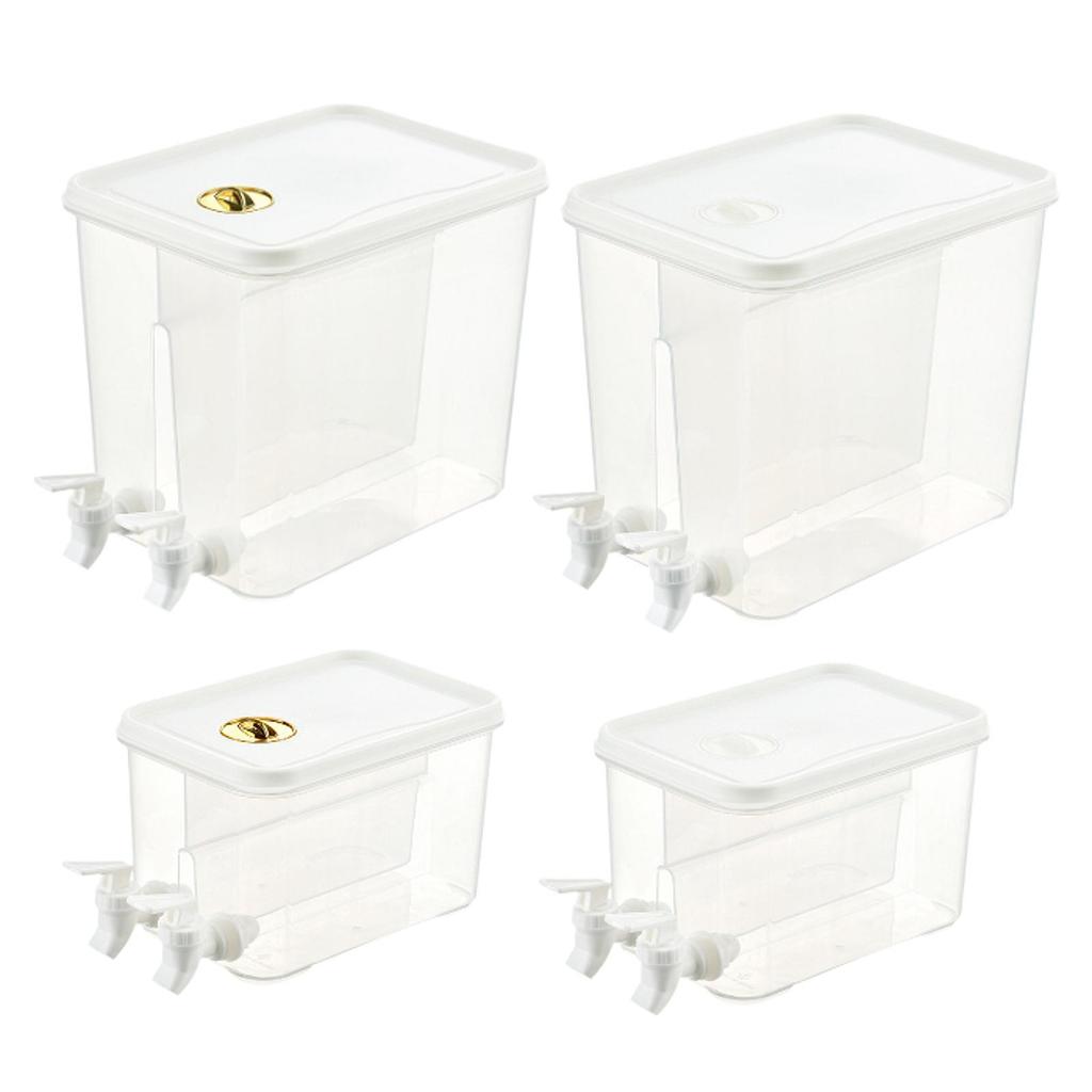 Fridge Beverage Dispenser Container Iced Beverage Dispenser Leakproof Water Kettle Tea Lemonade Can Jug Drink Dispenser