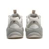 FILA Croissant Textile, Synthetic Leather, TPU Lightweight Height Increasing Low top Chunky Sneakers Women's White Gray F12W342103ATO