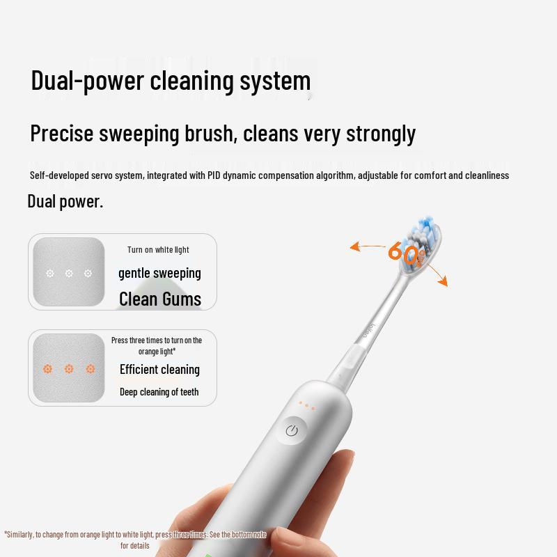 LAIFEN i2 Aluminum Alloy Sweep-Vibration Electric Toothbrush CN plug (adapter included)