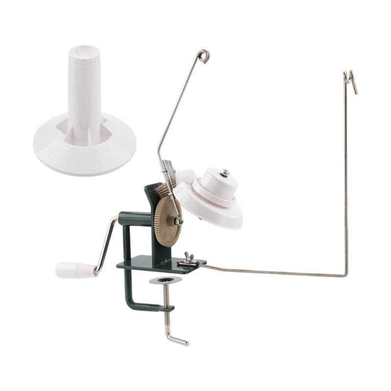 

Large Manual Yarn Winder Hand Cranked Skein Winder for Home Use Sturdy ABS Metal Textile Tool 1
