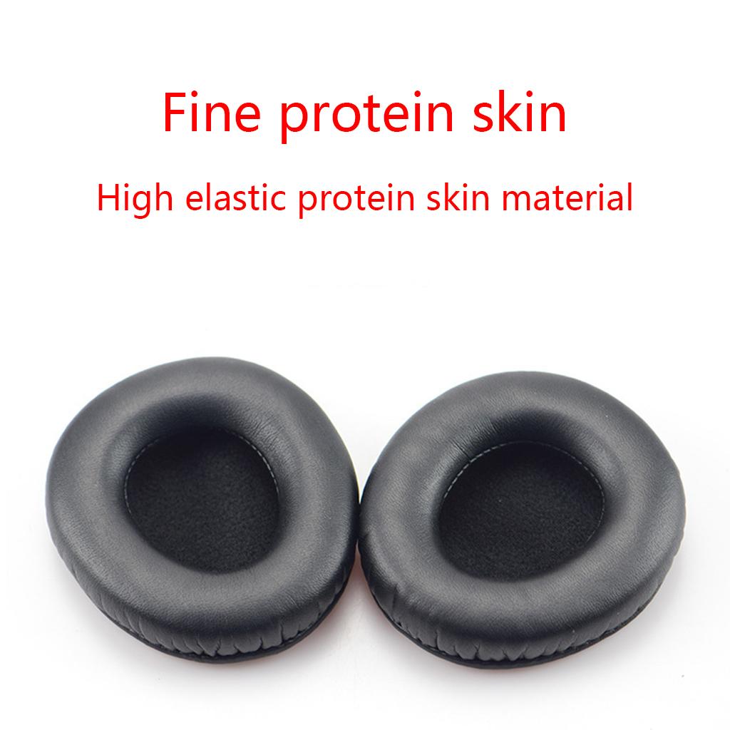 1Pair Leather Ear Pads Ear Cushion Cover Earpads for Creative Aurvana Live1 Headphone Memory Foam Earcups