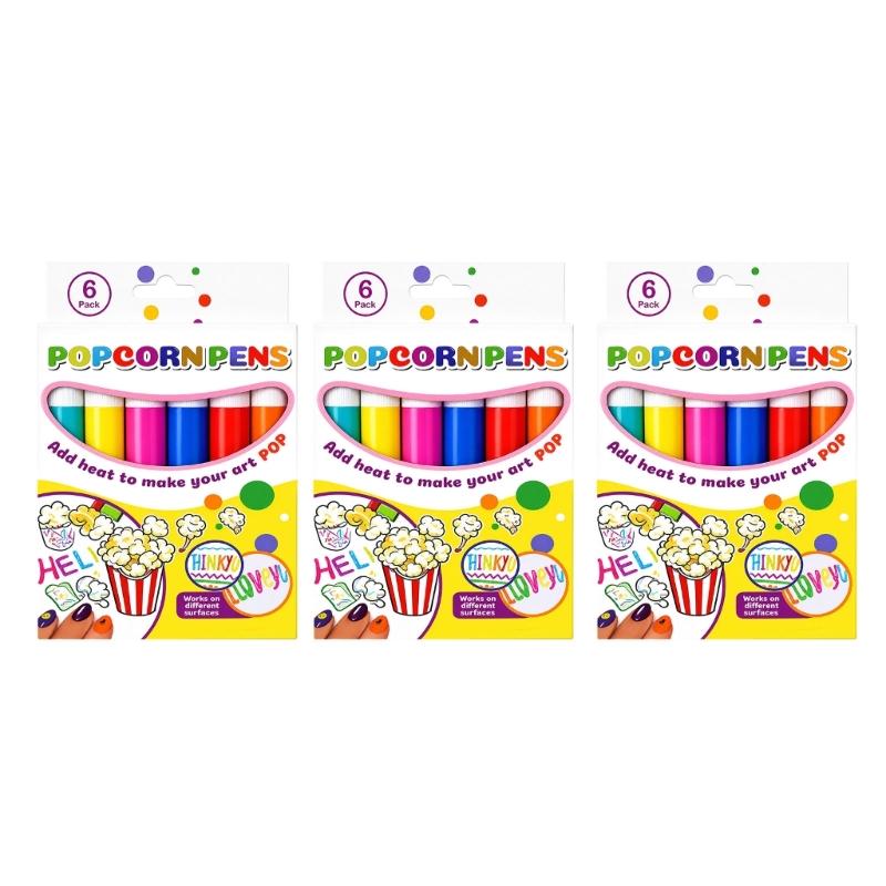 3D Bubble Craft Pen Puff Paint Pen for DIY Crafts and Card Decoration, Bubble Effect Puff Pen for Creative Projects