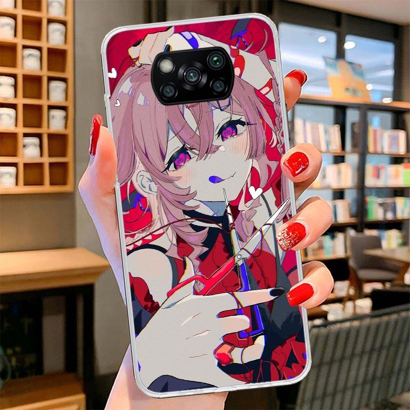 

Cute Anime Girl INS Cover Phone Case For Xiaomi Poco F7 Ultra X7 X6 X5 Pro M7 Redmi 15C 15 13C 13 12C 12 10C 10 9A 9C 9T 9 Shell Xiaomi Poco F7 Ultra
