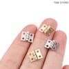 10Pcs Mini Brass Door Hinge Simulation Folding For 1/10 RC Crawler Car Trx4 1/14 Tamiya RC Dump Truck SCANIA 770S