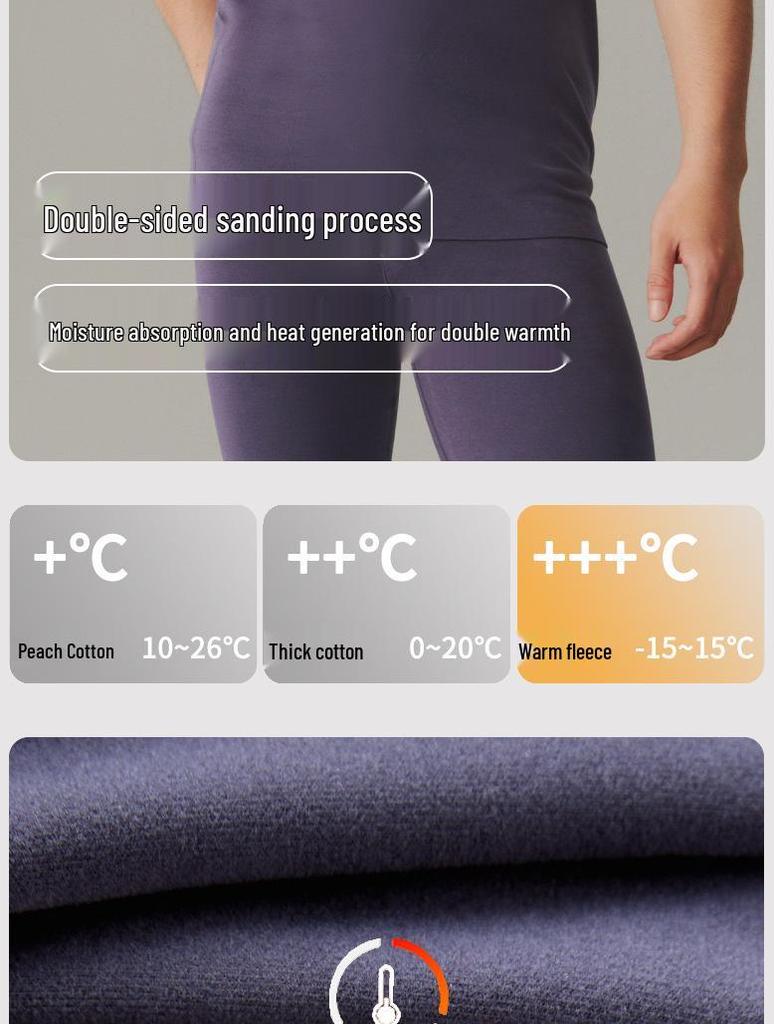 Herren Nahtlose Wärmeerzeugende Fleecegefütterte Winter-Basisschicht Weste