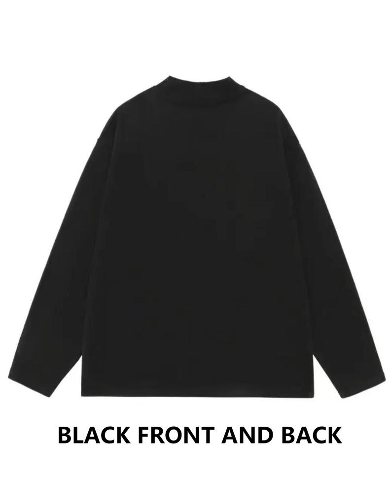 Independent Station 2025 Autumn and Winter New Thickened German Velvet Men's Knitted Cashmere Sweater Middle Neck Youth Warm Primer Men's
