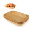 100pcs Non-Stick Air Fryer Paper Oilproof Heat Resistant Parchment Paper Rectangle Waterproof Air Fryer Liners Kitchen Baking