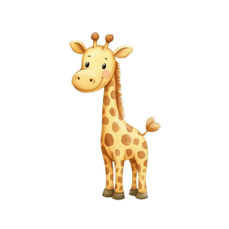 

Розовая балерина со звездами, единорог, милая русалка, детеныш ламы, медведь, олень, иллюстрация, холст, принт, плакат для декора детской комнаты 21cm×30cm NoFrame