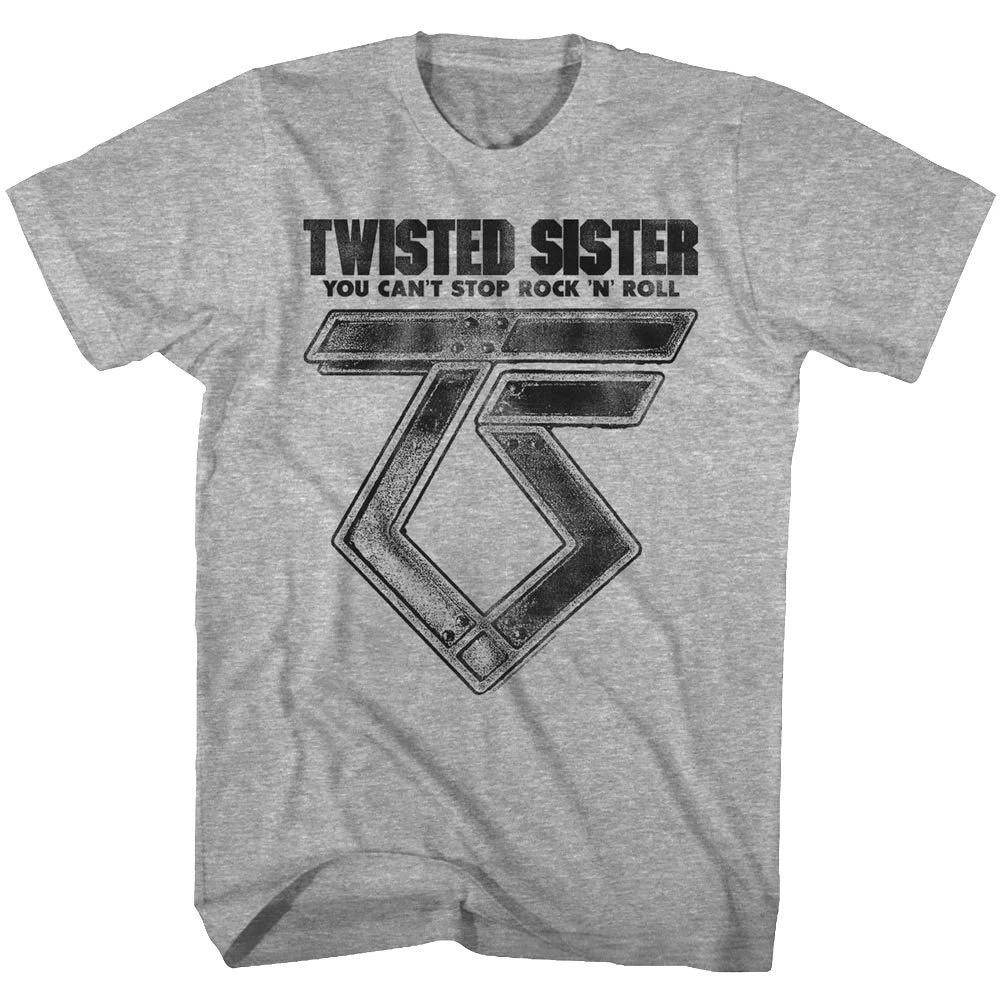 Twisted Sister You Can t Stop Rock n Roll Мужская футболка Глэм-рок группа Концерт L