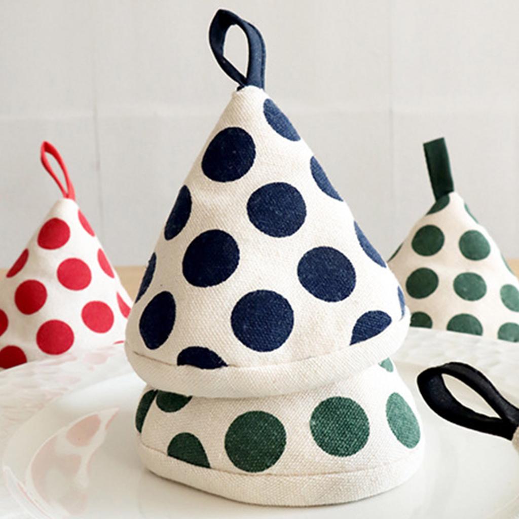 Anti Heat Handle Glove Pots Handle Cap Heat Insulation Glove Cotton Material Anti Scalding Handle Cover for Pots Oven