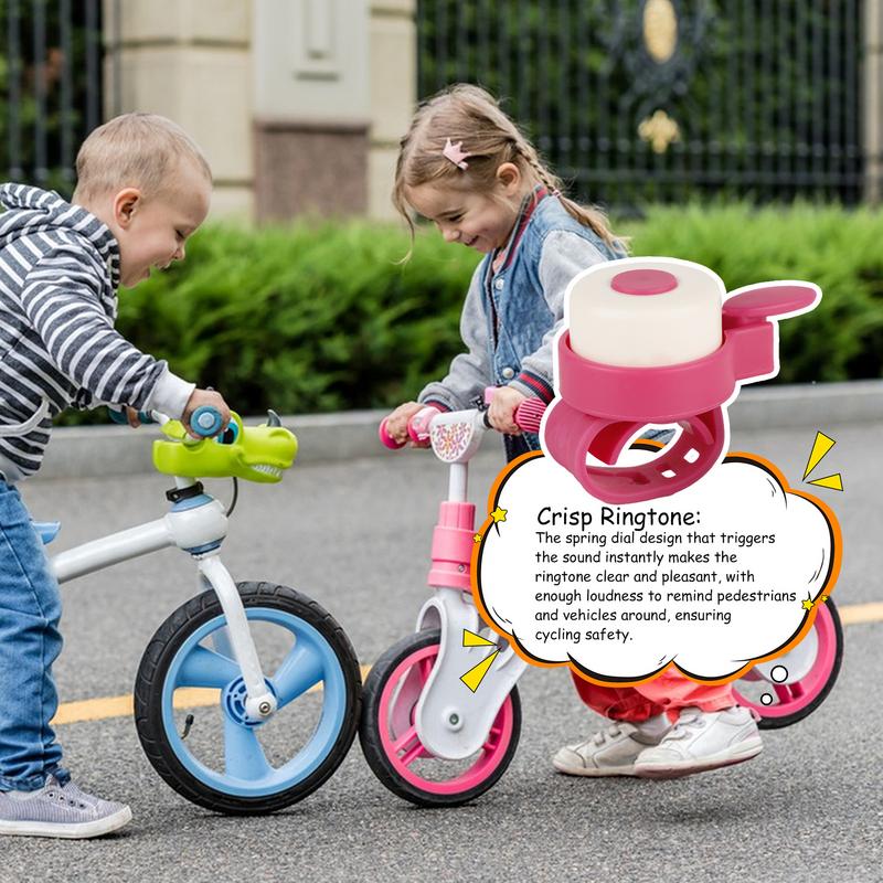 Fahrradklingeln für Kinder, 360-Grad-Drehung, elektrischer Fahrradalarm, knackiger Klingelton, Hupe für Fahrrad, laute Fahrradhupe, elektrischer Fahrradalarm für