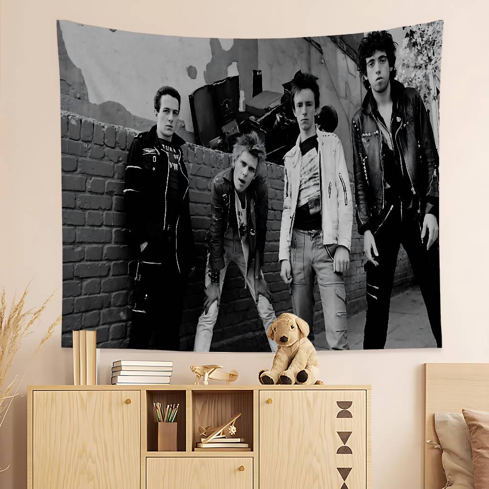 The CClash Band Printed Large Wall Tapestry Indian Buddha Wall Decoration Witchcraft Bohemian Hippie Wall Art Decor