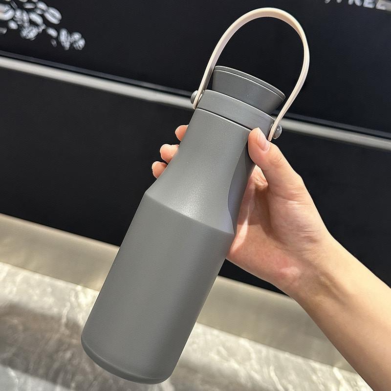 Insulated Travel Mug With Handle For Outdoors And Office Use