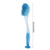3Pcs Multipurpose Cleaning Brushes With Nonslip Suction Cups Extended Handle Design Colorful Home Cleaning Accessories