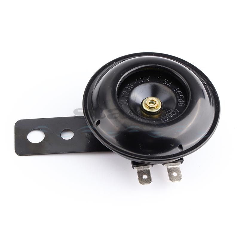 Universal 12 24 36 48 60V Motorcycle Electric Horn Kit Signal Speaker Waterproof Round Loud Horn For Scooter Moped Dirt Bike ATV