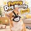 Adjustable Pet Mouth Cover Breathable Dog Costume Muzzle Novelty Funny Dog Muzzle  Pet Party