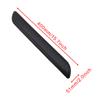 Black Anticollision Patches Bumper Guard Strips Antiscratch Bumper Protector Trim Universals for Car SUV Pickup Truck