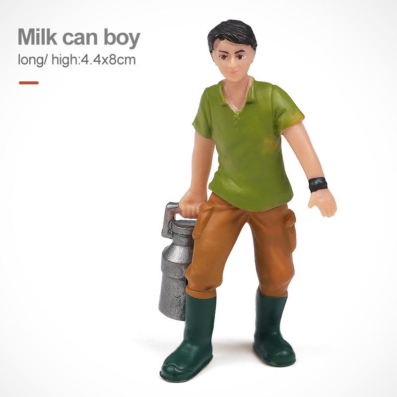 Simulation Farm Animals Poultry Cow Pig Dog Chicken Duck Goose Cub Figurines Model Action Figures Educational Toy For Kids