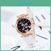 New Trendy Women's Watch Fashionable And Simple Wristwatch With Butterfly Strap Quartz Movement Characters)