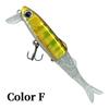 Oem Freshwater Bass Perch Trout Wobbler Fishing Lure Pesca Artificial Hard Baits 65mm 5g Floating Minnow Bait With 3 Soft Tail