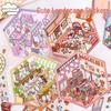 Miniature 3D Landscape House Stickers for Journaling and Scene Decoration