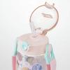 Skater Water Bottle with Straw Clear Bottle 480ml Silicone Disney Princess 25 Girls PDSH5 Children's