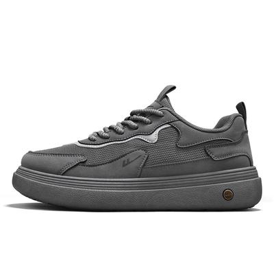 Classic Simple Fashion Trend Daily Commuting Lightweight Durable Low-Top Casual Shoes Men Sneaker Dark-Gray WXP(WZ)-332103