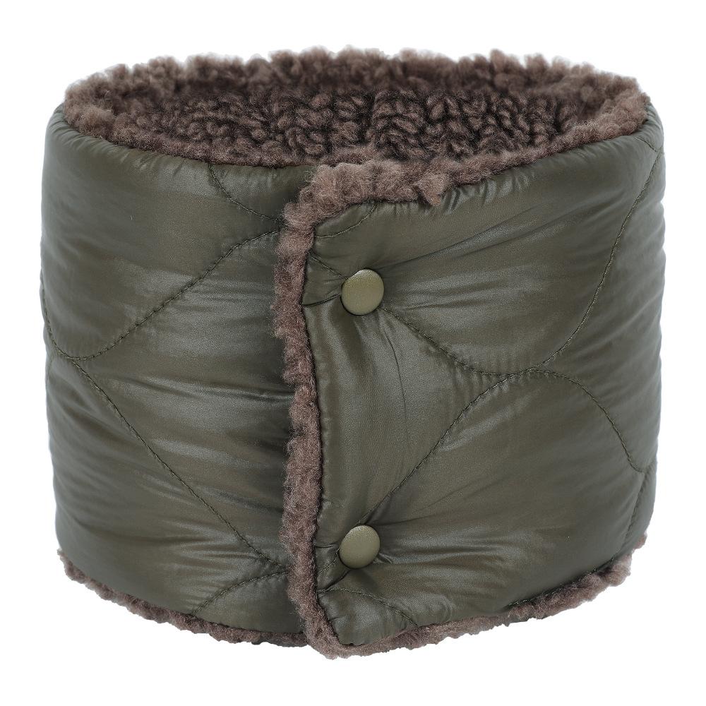 Winter Thickened Warm Down Women's Neck Protection Lamb Fleece Bib