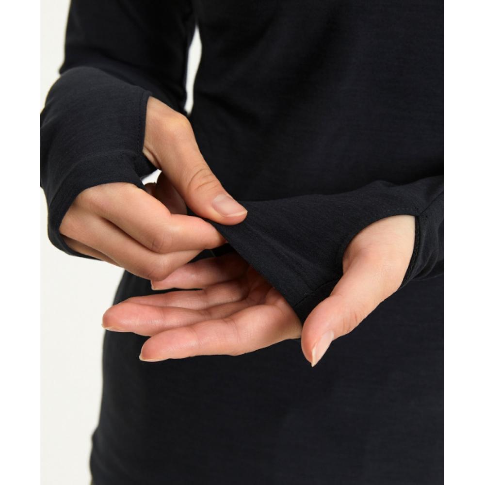 New Balance Nbnde4p012 Women Training Half Zip Up  Black 
