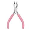 "Handmade Pink Needle-Nose Pliers: Multi-Function Jewelry Tool for Beading and Winding"