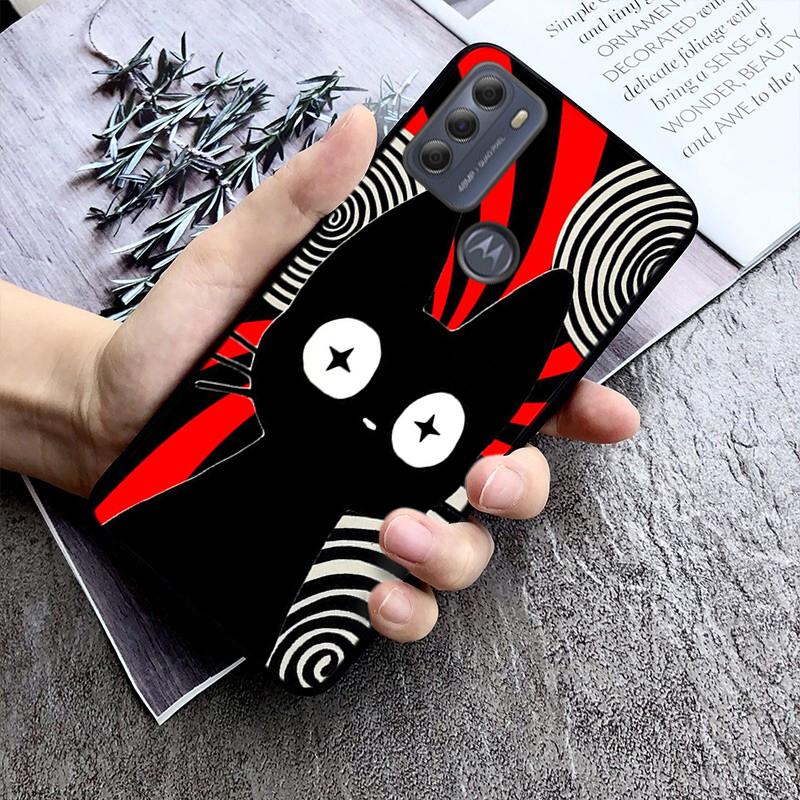 

Black Cat Phone Case For Motorola Moto G Stylus 5G G Play G Power G 5G G Pure 2023 2024 E20 E22 E22i E32 E40 E13 Moto G Pure