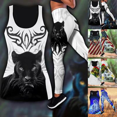 Lila Blätter Drucken Yoga Outfit für Frauen Leggings Fitness Sport Hohe Taille Casual Yoga Hosen 2023