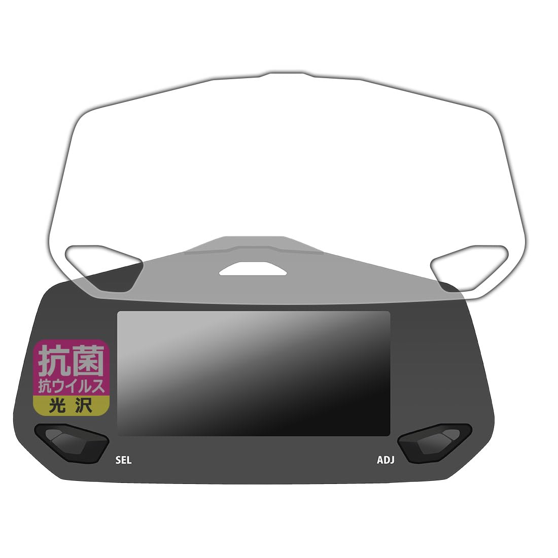 

PDA Kobo Suzuki Jixer SF250/250 (2020/2021 Model 2BK-ED22B) Full LCD Meter Panel Compatible, Antibacterial,