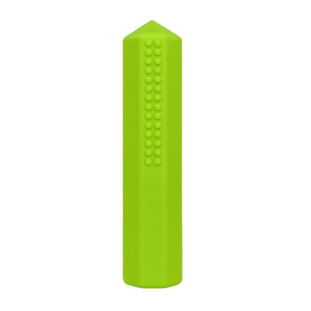 

2 шт./набор Силиконовый жевательный колпачок для карандаша Защитный чехол для карандаша против проглатывания Детские школьные принадлежности зелёный