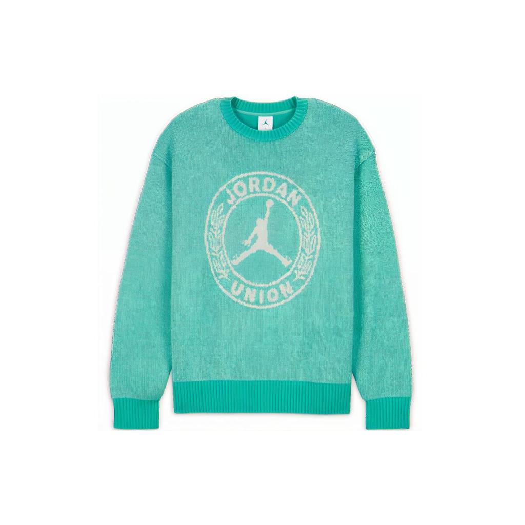 Jordan x Union MJ Sweater (Asia Sizing) Kinetic Green/White Men Streetwear DV7356-348