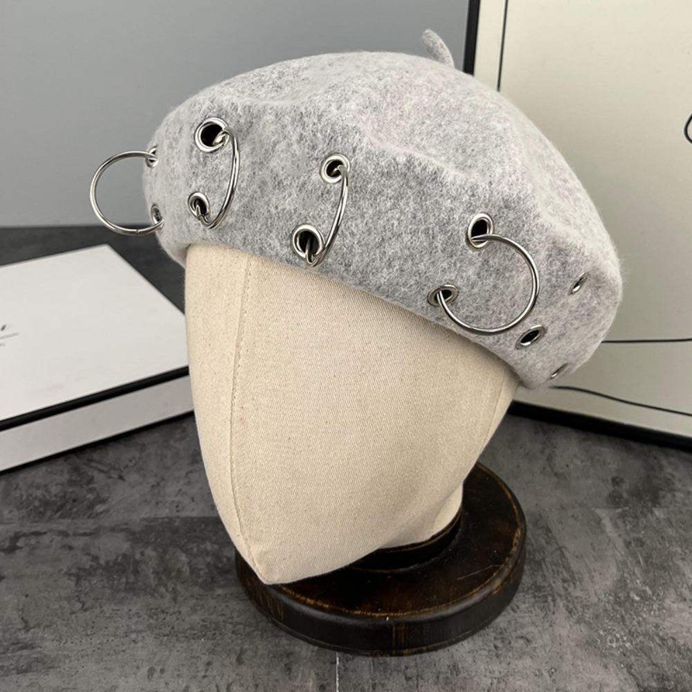 Vintage Octagon Hat Brimless Pumpkin Painter's Hat Personality British Cap  Outdoor