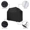 Heavy duty charcoal grill outdoor rain cover, 210D Oxford cloth barbecue grill cover dustproof and waterproof