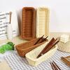 Handmade Rattan - Look Storage Basket Handwoven Spoon Chopsticks Storage Basket Kitchen Cutlery Bread/Vegetables Basket