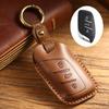 Genuine Leather Handmade Key Case for Roewe RX5Plus, I5, and i6Max, MG5 Car Models.