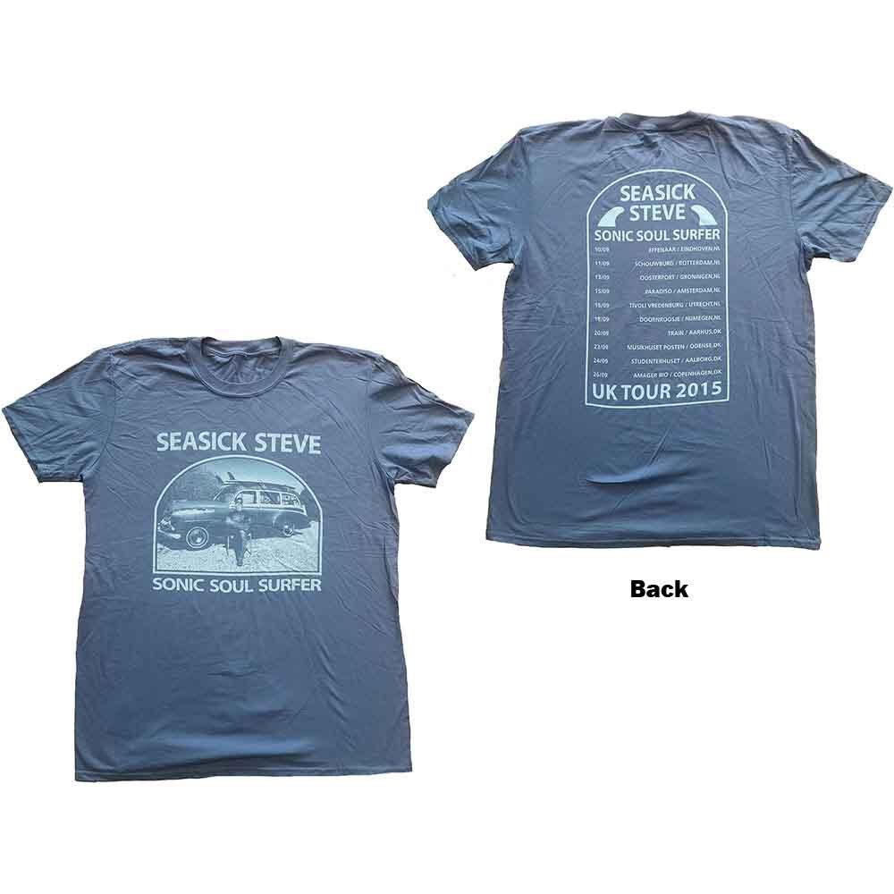 

Seasick Steve Sonic Soul Surfer T-Shirt Blue New XXL