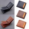 Waterproof Men's Short Wallet Soft Male  Coin Pocket High Quality 2 Fold Purse  Travel