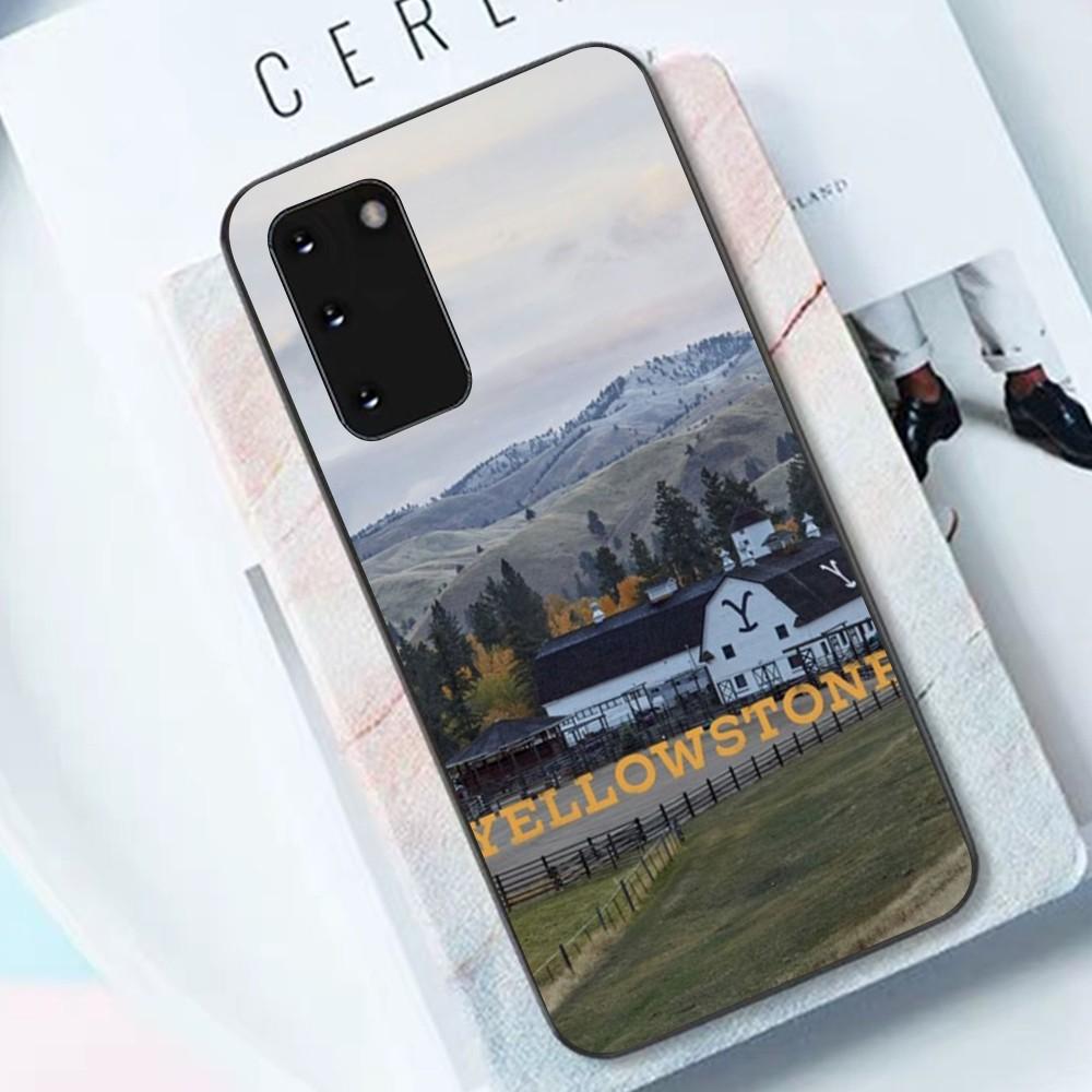 Custodia per Telefono Serie TV Americana Yellowstone Silicone PC+TPU Per Samsung S10 20 30 22 23 24 Plus Lite Ultra Cover