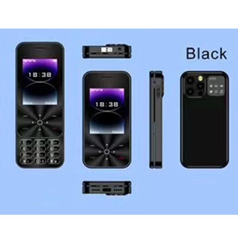 Telefon mobil cu capac glisant 2,4" 2G GSM Dual SIM MP3 MP4 Cameră Magic Voice Lanternă Speed ​​Dial FM Mini telefon mobil pentru femei